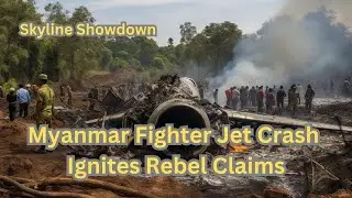 High-Stakes Skirmish: Rebel Forces Claim Responsibility for Myanmar Jet Crash