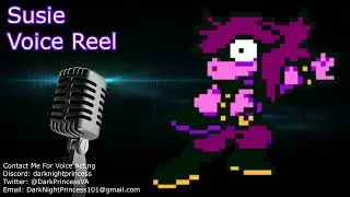 Прослушивание озвучки Сьюзи из Deltarune (январь 2026 г.) #актрисаозвучки #имитацияголоса #susied...
