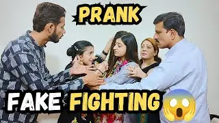 Fake Fight Prank On Family 😱 *Epic Reactions* Prank video With wife #viralvideo #pranks