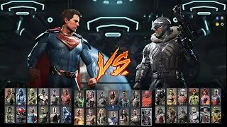 Injustice 2 Superman Vs Captain Cold Super Moves Gameplay PC