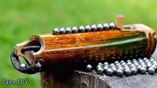 DIY Slingshot - Easy Way To Make Unique And Powerful Bamboo Slingshot