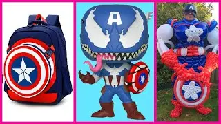 Siêu Anh Hùng Phiên Bản FUNKO POP CẶP SÁCH NGƯỜI BÓNG | CAPTAIN AMERICA