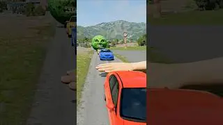 🚗💥 Small Cars Get Wiped Out by Giant Hand! 🤯 | BeamNG Destruction ✋😱