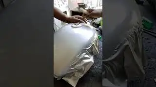 Royal Enfield petrol tanker wrap