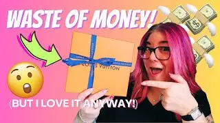 UNBOXING MY 4,000 SUBSCRIBER LOUIS VUITTON GIFT TO SELF! 🎉 A total waste of money! 💸😲