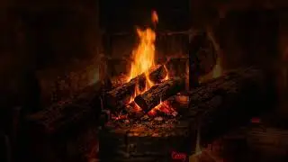 Cozy Fireplace 🔥 Relaxing Fire Sounds #shorts