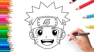 How to draw Naruto Uzumaki cute step by step | easy Anime drawing Tutorial for beginners 