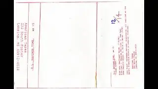 D.L. Savings Time - Fiscal Crash (C45, American Tapes, 1996, John Olson, Wolf Eyes, Spykes) tape rip
