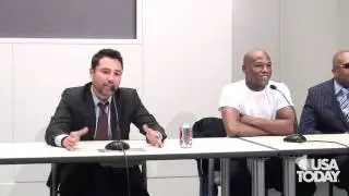 De La Hoya hypes Mayweather-Mosley