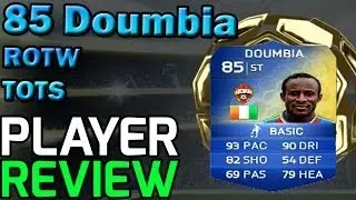 Fifa 14 85 Doumbia ROTW TOTS Player Review In Game Stats and Highlights!