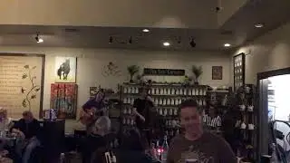 Jazz on Tap 6-8-25 Rick Cline drums Mike Holstein bass Troy Conn guitar