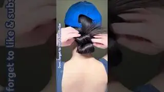 Falling Hat Hack #hack #hacks #shortsfeed #hairstyle #diyhairstyle #haircare