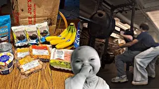 ANABOLIC grocery haul and LUDICROUS leg day - vlog