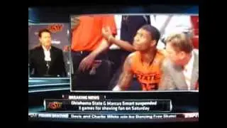 2014 MARCUS SMART SHOVING FAN INCIDENT & OSU COACH TRAVIS FORD DEFENDS