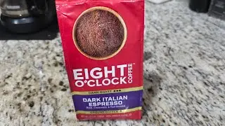 Eight O'Clock Dark Italian Espresso Coffee ASMR VI #asmr #coffeelover