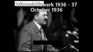 Hitler Speech Winterhilfswerk 1936 - 37 2