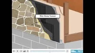 Thin Stone Veneer at Bottom of Wall with L&R Weep Screed&trade;
