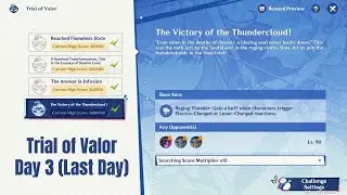 Genshin Impact - Soulblazers' Snowbound Journey Event - Trial of Valor - Day 3 (last day)