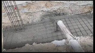 Filling concrete in footing | Footing concrete |Cement | Steel | Brick | Stone| Brick #construction