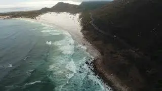 aerial view beach