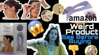 Trying WEIRD AMAZON Product!! Full Review | Face Body Hair Threading System