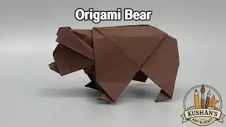 How to Fold an Origami Bear 🐻 | Easy Step-by-Step Tutorial for Beginners