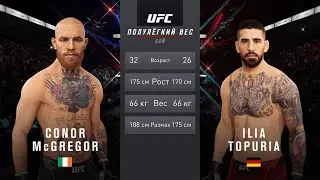 Conor McGregor VS Ilia Topuria | UFC 295 | Full Fight
