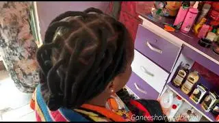 African Hairstyle | Kiko hairstyle With Brazilian Wool | African threading Hairstyle 