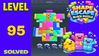 Shape Escape Block Puzzle Level 95 - SOLUTION
