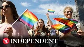 Live: Participants attend the LGBTQ+ Pride Parade in Mexico