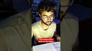 how backbenchers study one day before exam #backbenchers