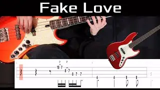Fake Love (BTS) - (BASS ONLY) Bass Cover WITH TABS