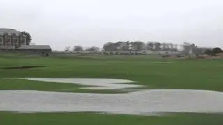 Boxing Day Flooding Old Golf Course St Andrews Fife Scotland