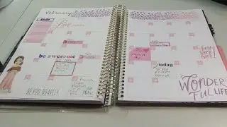 Decorate With Me: February Monthly 2024 | Craft Smith Capitol Chic Design Spiral Planner #craftsmith