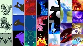 Evolution of Pokémon game intros 1996-2018 (from Red/Blue to Let's Go Pikachu/Eevee)