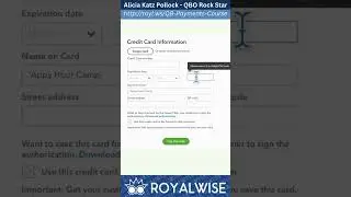 CVV # Tip in QuickBooks Online - Look What I Found!