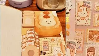 Kawaii Journaling Setup | Cute Stickers & Aesthetic Scrapbook ASMR ✨