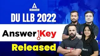 DU LLB Answer Key 2022 | DU LLB 2022 Answer Key Released