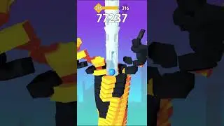Stack Bounce Ball Game || Level - 315 ||  #stackball #gameszone #gameroom #gaming #gamezone #games