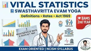 Vital Statistics Explained 📊 | BAMS 2nd Year Swasthavritta Evam Yoga | Exam Oriented | NCISM