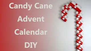DIY Candy Cane Advent Calendar 🎁📅🍬