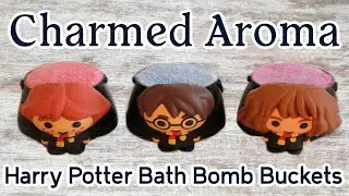 Charmed Aroma Charm Bracelet Reveal - Harry Potter Bath Bomb Buckets DEMO!