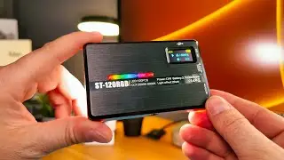 ST-120RGB LED-Videolicht &ndash; Kompaktes RGB-Licht von Banggood im Check!