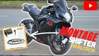 MONTAGE+TEST SHIFTER HEALTECH SUR MON GSXR 750 K7 // Ce son🔊😍💥