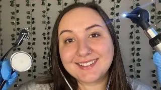 ASMR | Doctor Examination (sharp or dull, eye and ear exam, etc.)