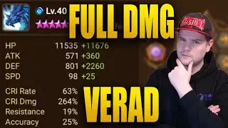 Rage Verad Had Insane DMG?! - Summoners War