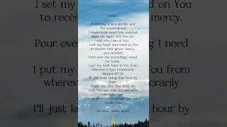 A SHORT MORNING PRAYER FOR GOD'S COMFORT #prayer  #god #christian  #shorts #short