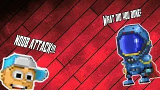 NOOB ATTACK!!! | w/Commander_K | Pixel Worlds