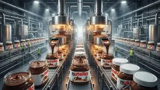 Inside the Nutella Factory 🍫 How Nutella Is Made Step by Step