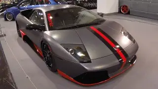 LAMBORGHINI MURCIELAGO COMPILATION 2: YELLOW ROADSTER AND MATTE SILVER STREETEC !! WALKAROUND !!